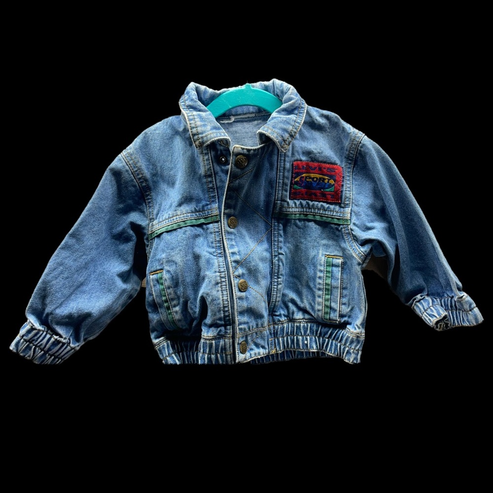 12-24 month vintage Levi sports Jean jacket